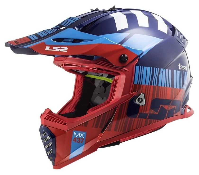 Richa MX437 Fast EVO Xcode Motorhelm 3 Richa MX437 Fast EVO Xcode Motorhelm