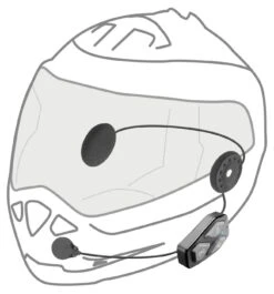 Richa U-COM 3 Bluetooth Headset -Motoraccessoires 027949 000 3 Interphone UCOM3 Single Bluetooth Headset