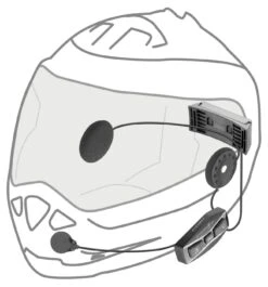 Richa U-COM 4 Bluetooth Headset -Motoraccessoires 027952 000 3 Interphone UCOM4 Single Bluetooth Headset