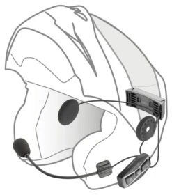 Richa U-COM 4 Bluetooth Headset -Motoraccessoires 027952 000 4 Interphone UCOM4 Single Bluetooth Headset