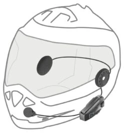 Richa U-COM 8R Mesh 2.0 Headset -Motoraccessoires 027956 000 5 Interphone U COM8R Bluetooth Headset